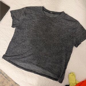 LULULEMON Heathered Grey Women's Short Sleeve Tee